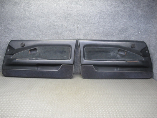 88-89 Toyota MR2 AW15 Set of 2 Left & Right Door Interior Trim Panel Blue OEM