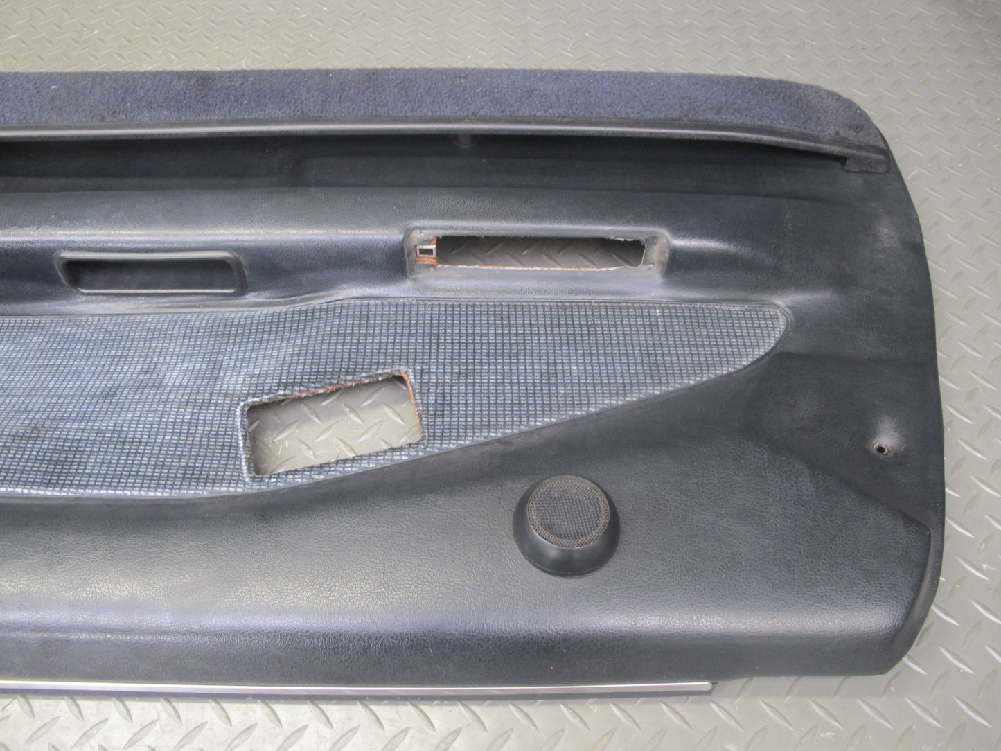 88-89 Toyota MR2 AW15 Set of 2 Left & Right Door Interior Trim Panel Blue OEM