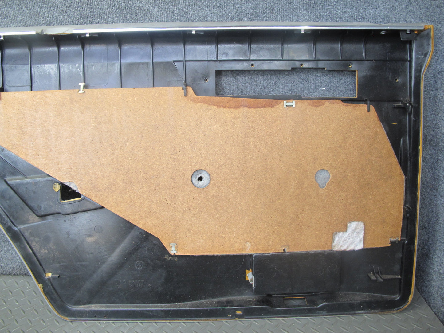 86-91 Mercedes W126 Set of 2 Rear Left & Right Door Interior Trim Panel OEM