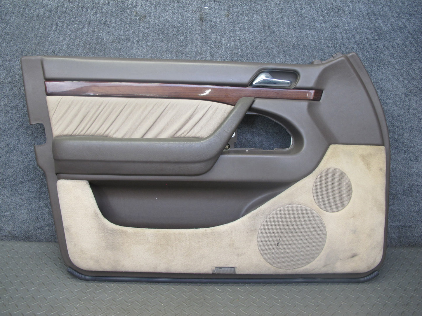 94-99 Mercedes W140 Sedan Front Left & Right Door Interior Trim Panel Set OEM