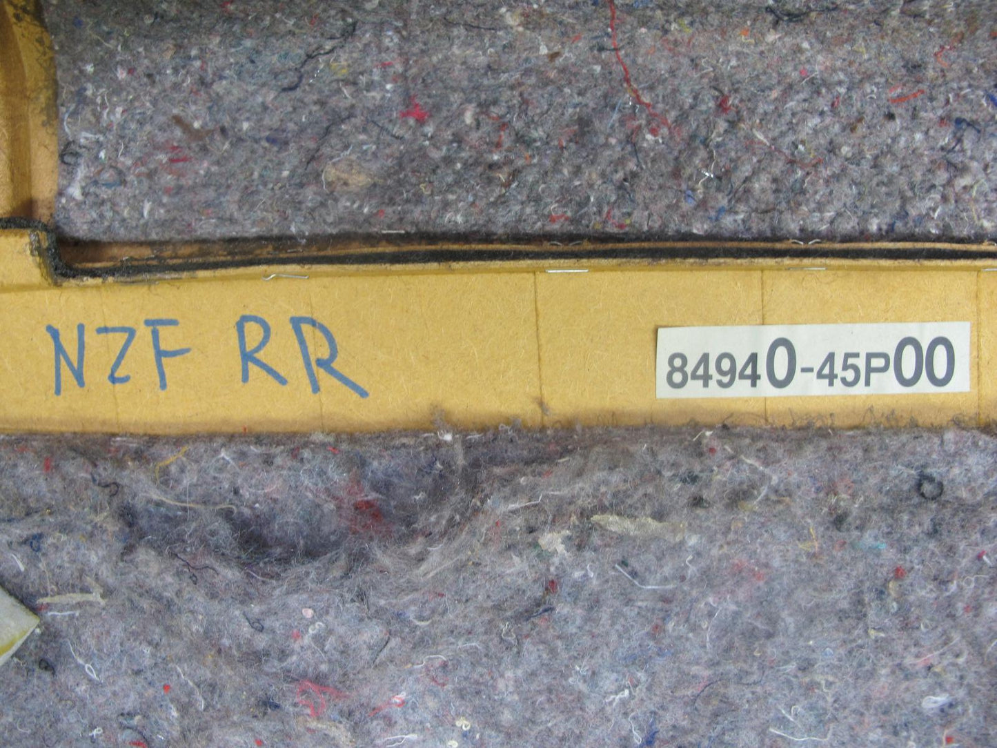 92-93 Nissan Z32 300ZX 2+0 Rear Left & Right & Center Luggage Trim Cover Set OEM