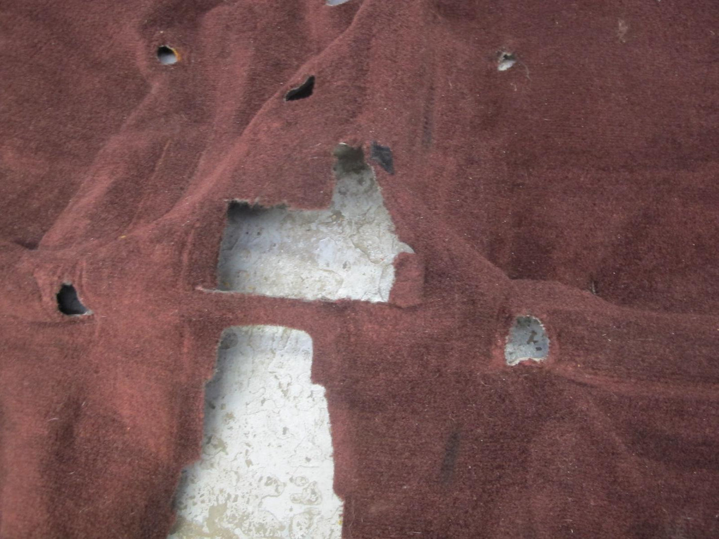 86-92 Toyota Supra MK3 Floor Carpet Liner Cover Maroon OEM