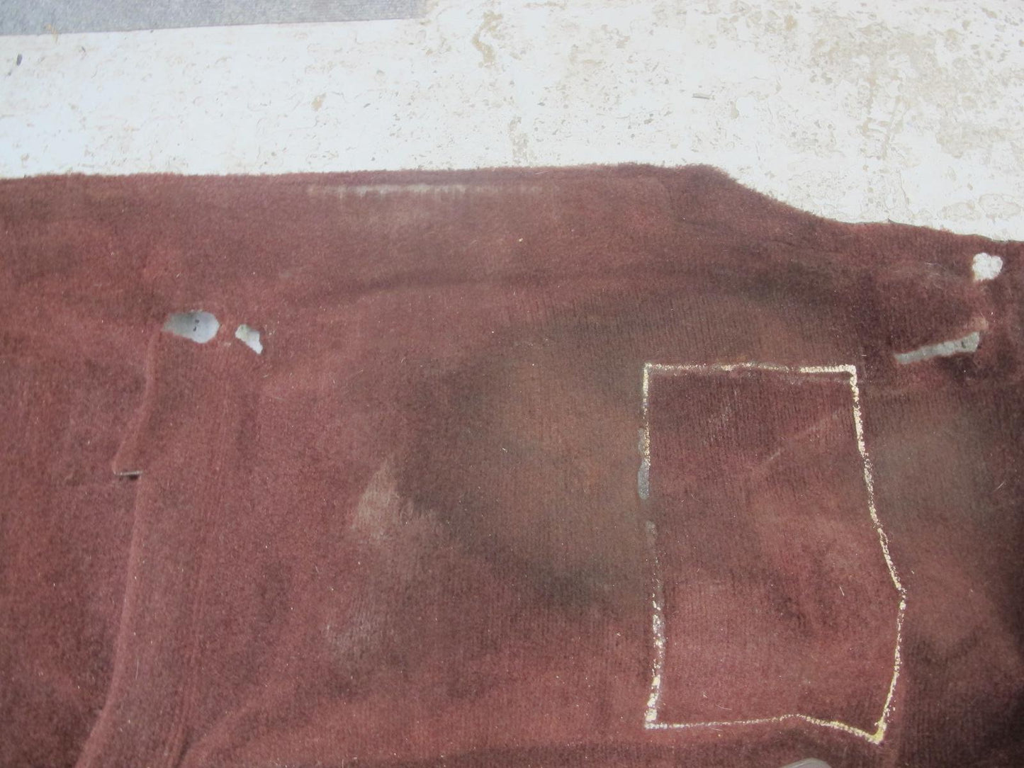86-92 Toyota Supra MK3 Floor Carpet Liner Cover Maroon OEM