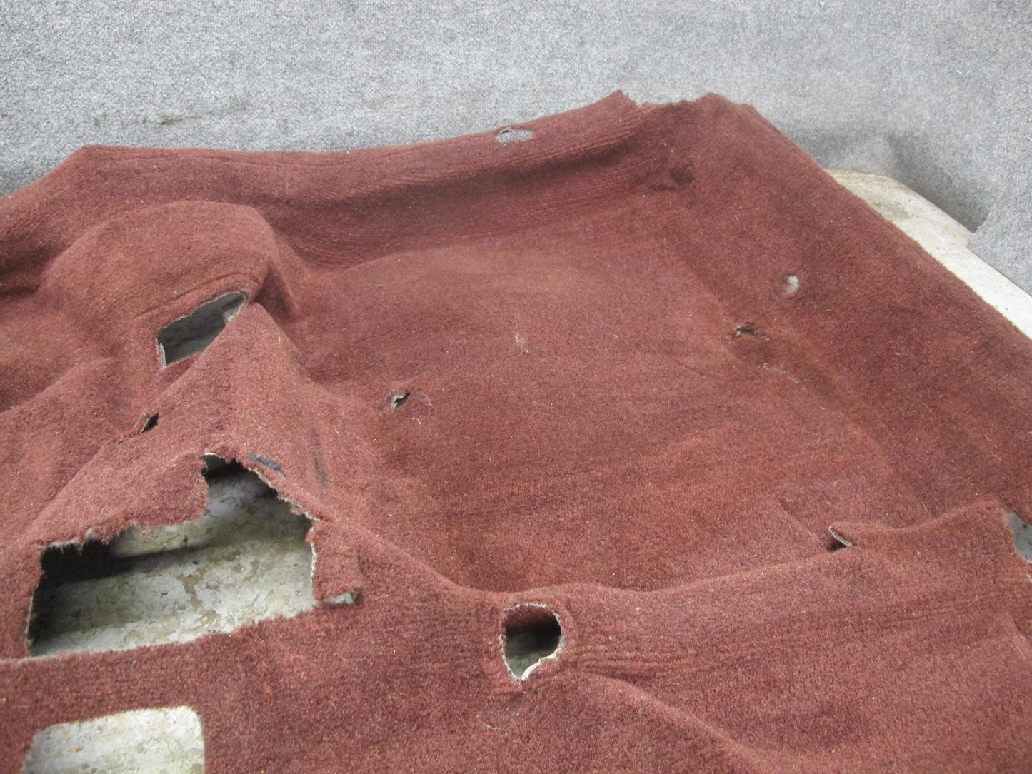 86-92 Toyota Supra MK3 Floor Carpet Liner Cover Maroon OEM