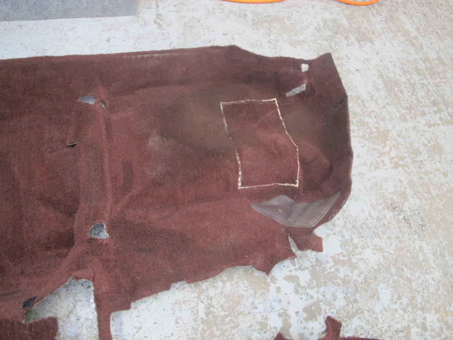 86-92 Toyota Supra MK3 Floor Carpet Liner Cover Maroon OEM