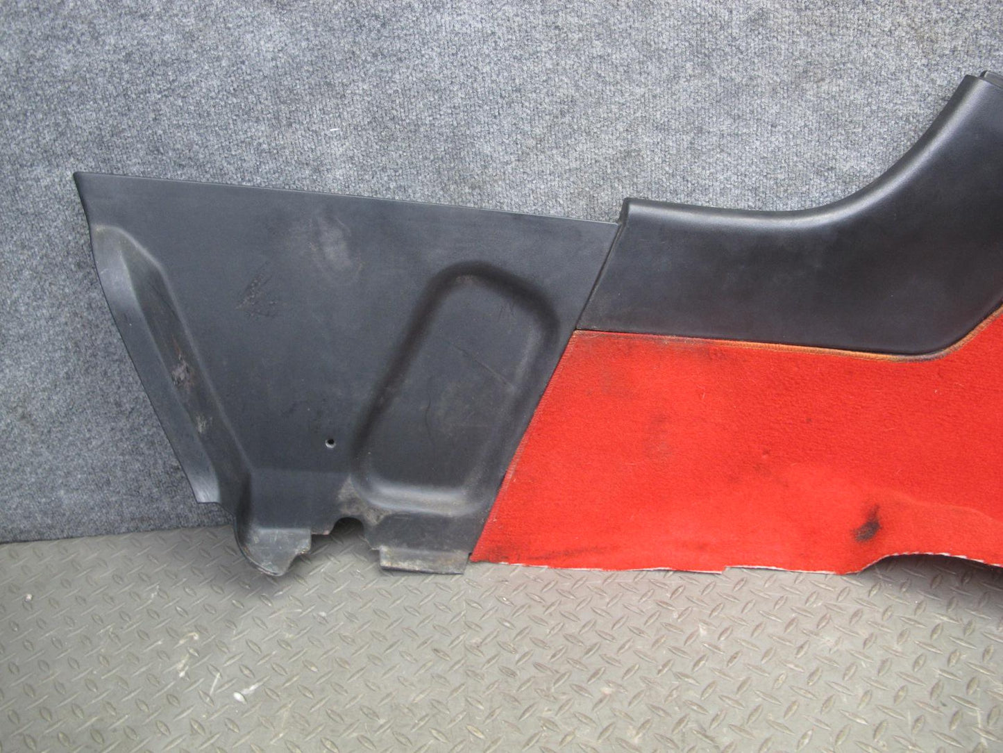 90-93 Chevrolet Corvette C4 Carpet Floor MAT Center Console Cover Set RED OEM