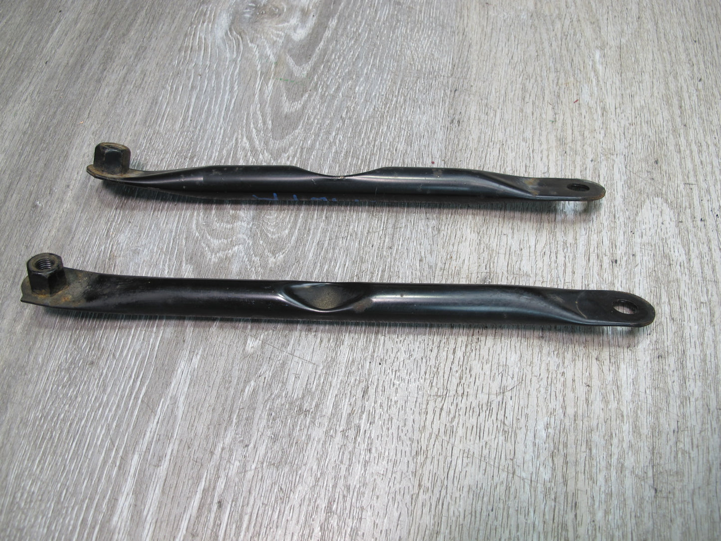 91-95 Toyota MR2 SW21L Front Left & Right Lower Chassis Cancer Brace Bar Set OEM