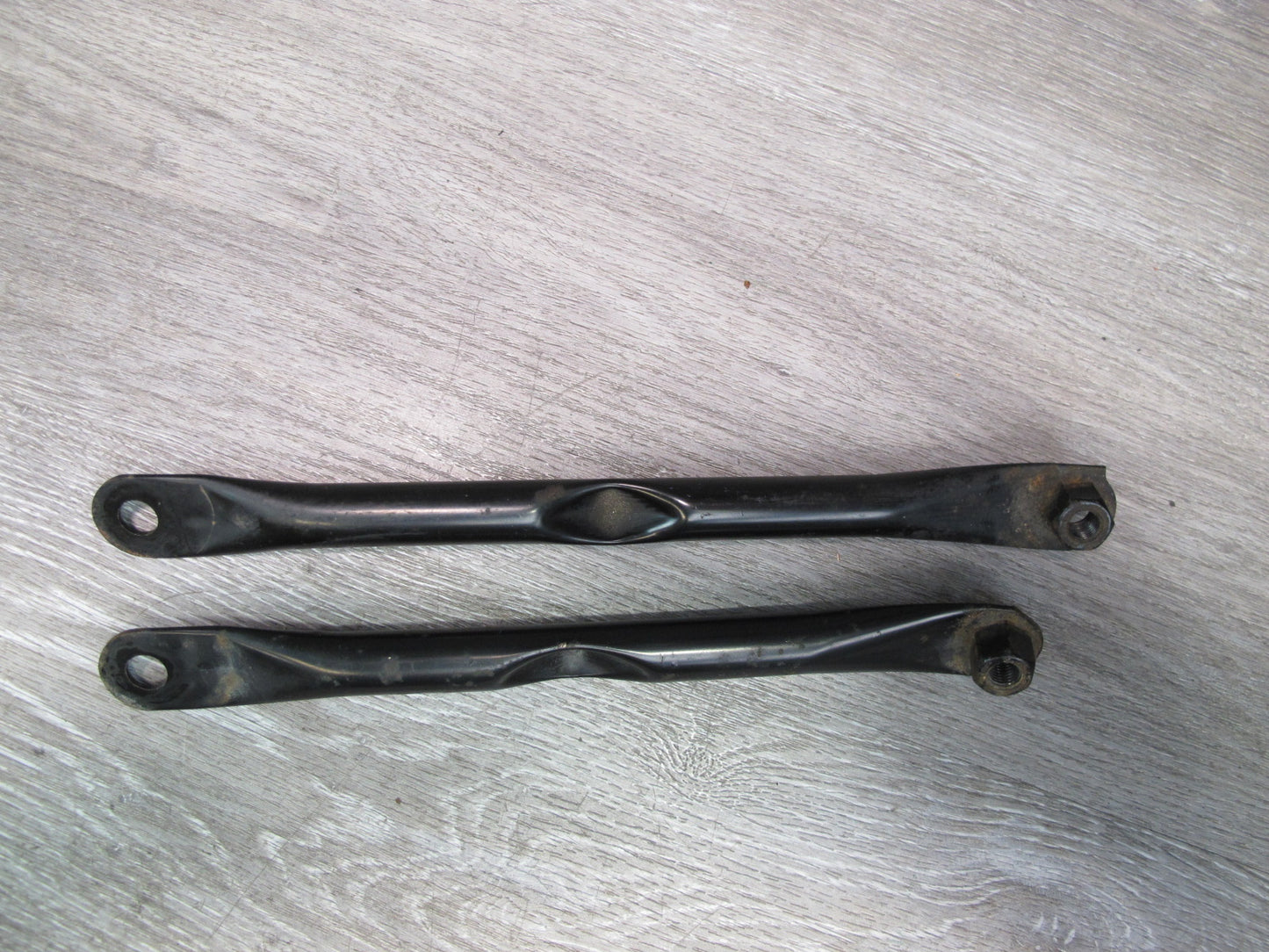 91-95 Toyota MR2 SW21L Front Left & Right Lower Chassis Cancer Brace Bar Set OEM