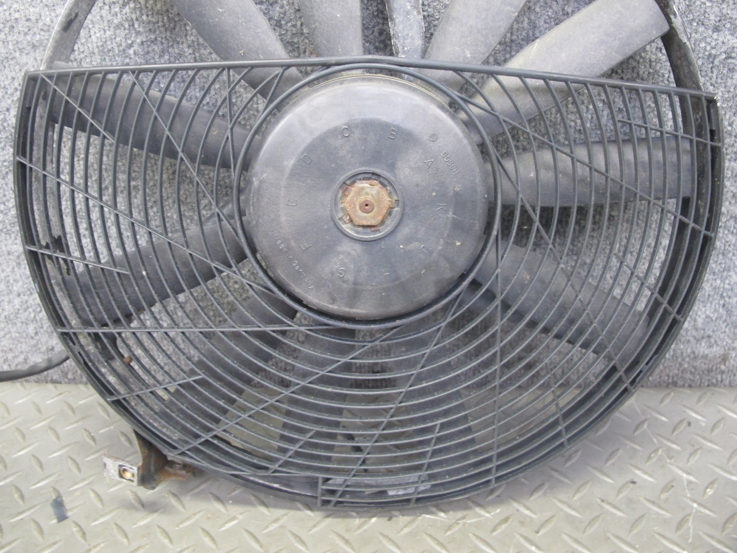 86-91 Mercedes W126 Engine Cooling Fan Motor OEM