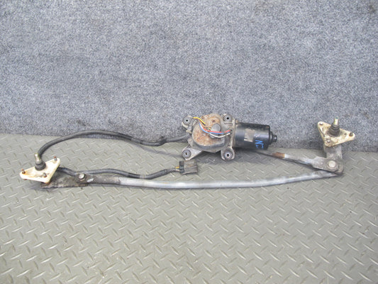 90-96 Nissan Z32 300ZX 2+0 Windshield Wiper Transmission Linkage w Motor OEM