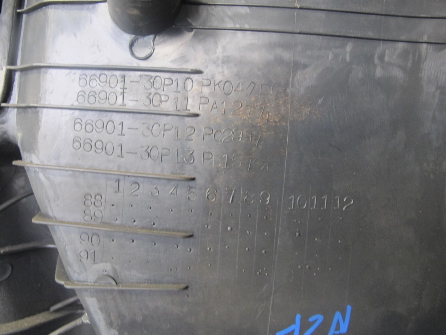 90-96 Nissan Z32 300ZX Set of 2 Front Left & Right Kick Trim Cover Panel OEM