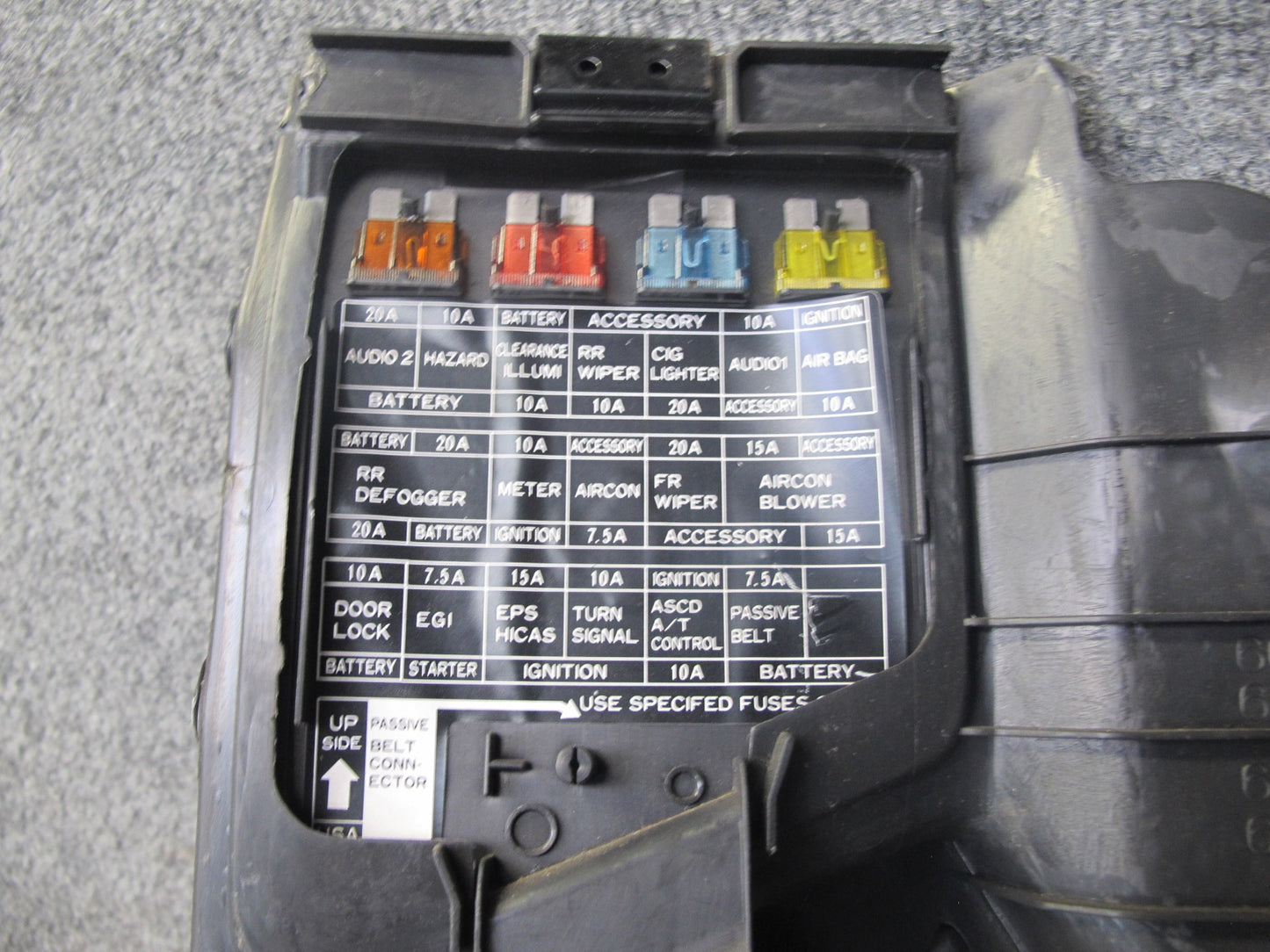 90-96 Nissan Z32 300ZX Set of 2 Front Left & Right Kick Trim Cover Panel OEM