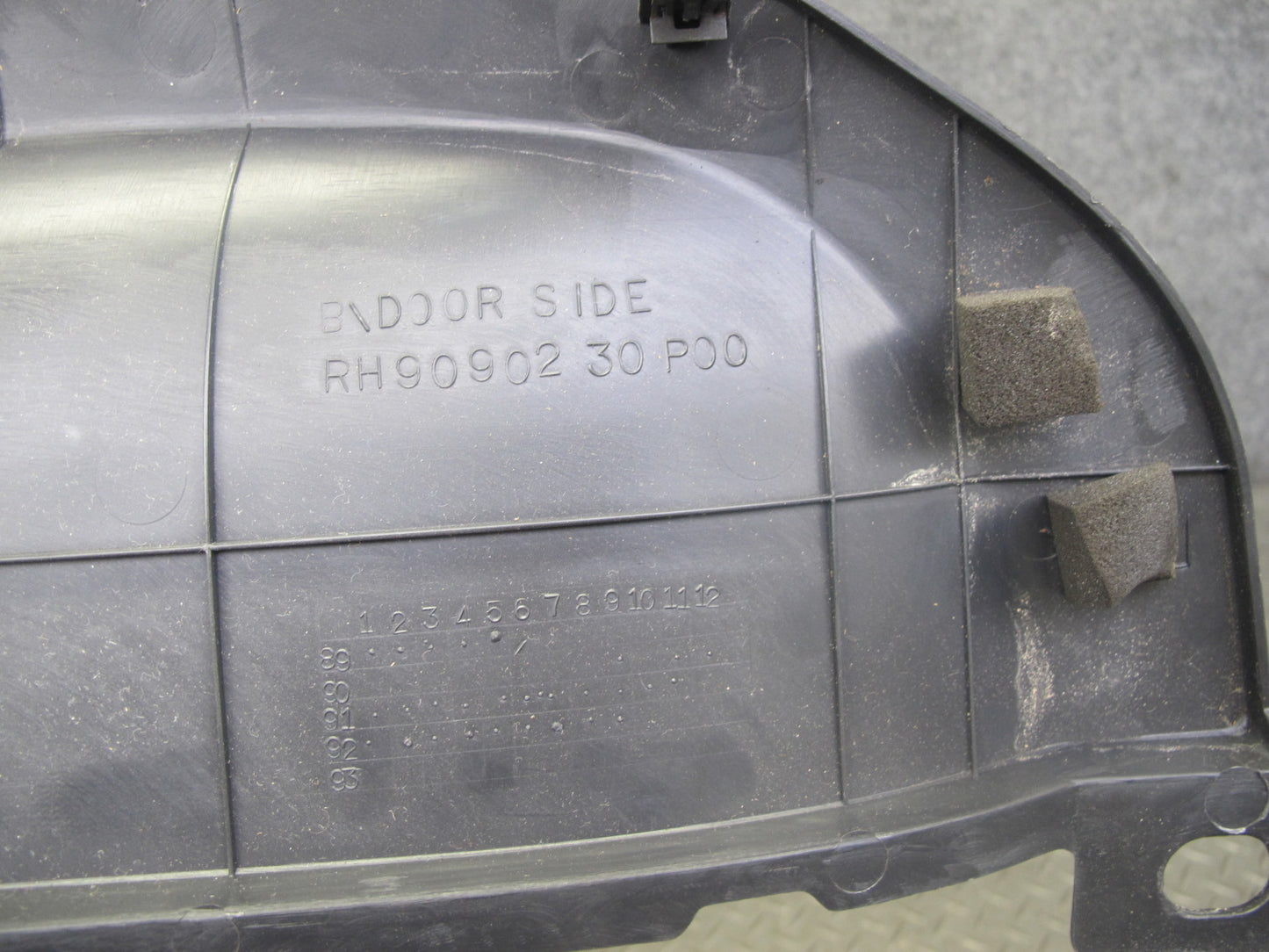 90-96 Nissan Z32 300ZX 2+0 Rear Left & Right Trunk Tailgate Trim Cover Panel OEM