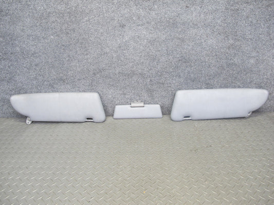 86-91 Mercedes W126 Sedan Set of 3 Front Left Center Right Sun Visor OEM