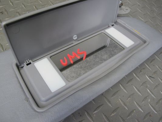 86-91 Mercedes W126 Sedan Set of 3 Front Left Center Right Sun Visor OEM