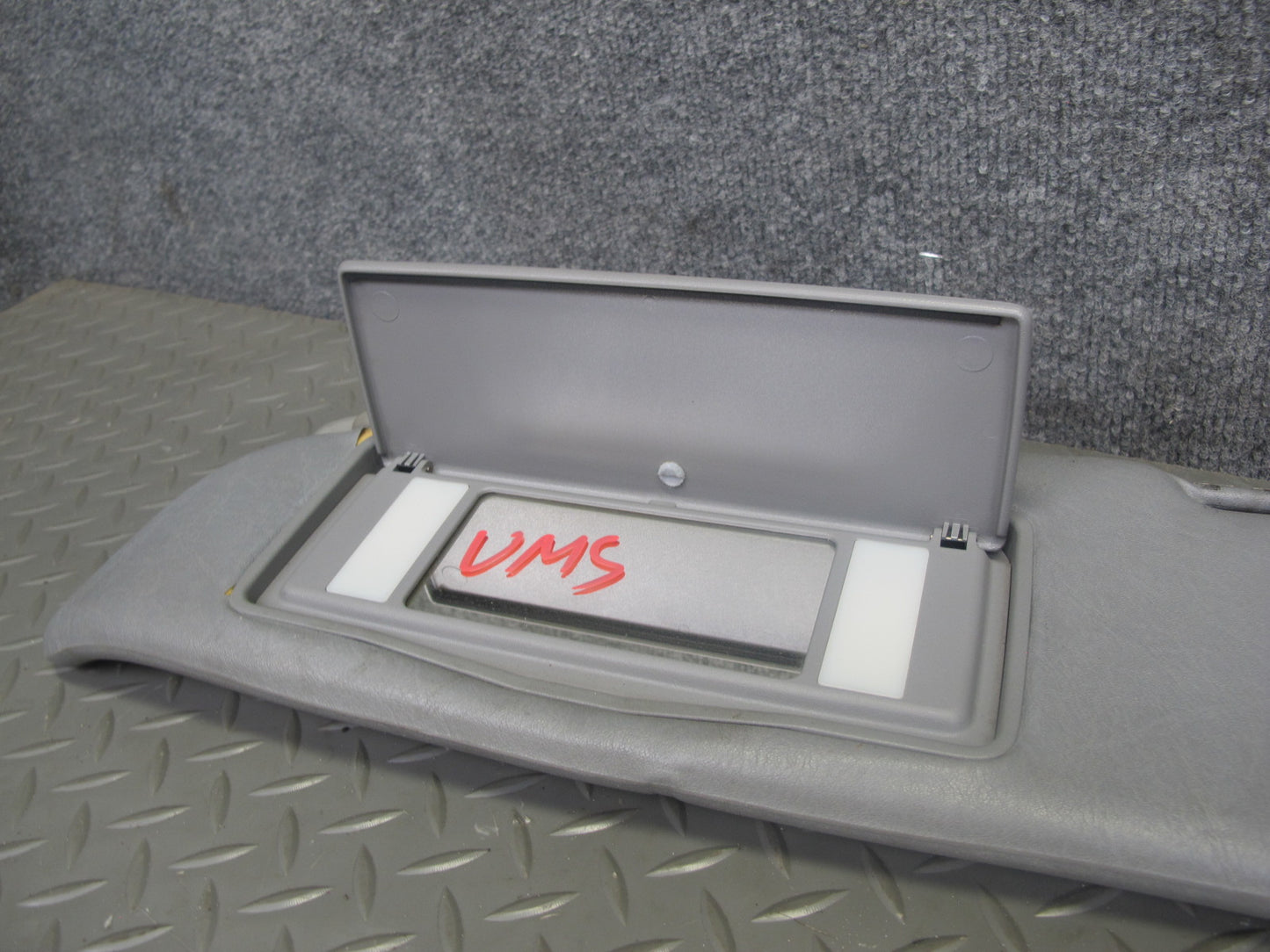 86-91 Mercedes W126 Sedan Set of 3 Front Left Center Right Sun Visor OEM