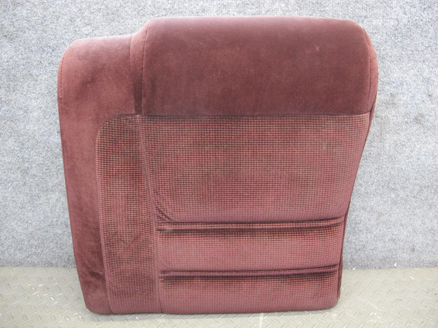 86-88 Toyota Supra MK3 Rear Left & Right Cloth Seat Upper Cushion Set Maroon OEM
