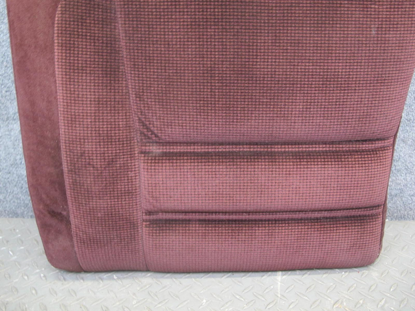 86-88 Toyota Supra MK3 Rear Left & Right Cloth Seat Upper Cushion Set Maroon OEM