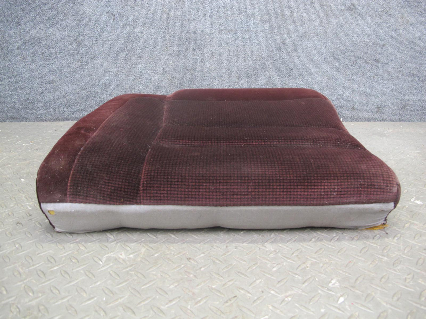 86-88 Toyota Supra MK3 Rear Left & Right Cloth Seat Upper Cushion Set Maroon OEM