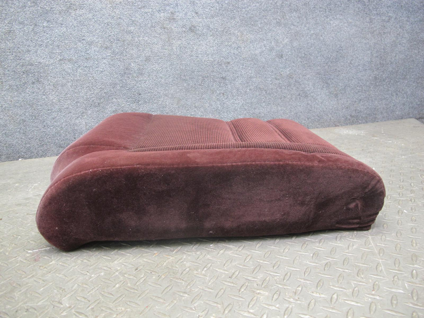 86-88 Toyota Supra MK3 Rear Left & Right Cloth Seat Upper Cushion Set Maroon OEM