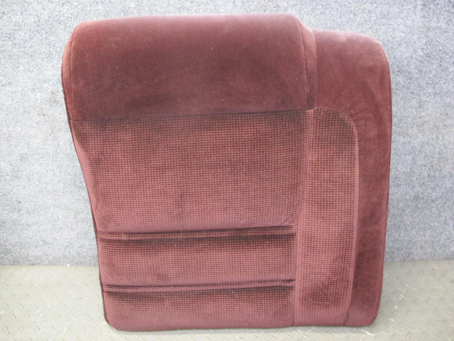 86-88 Toyota Supra MK3 Rear Left & Right Cloth Seat Upper Cushion Set Maroon OEM
