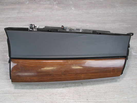 2010-2014 BMW E70 E71 E72 X5 X6 Interior Glove Box Storage Compartment Wood