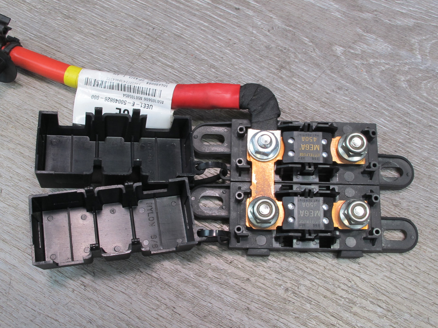 2013-2017 Range Rover L405 Battery Terminal Positive Cable w Fuse CK52-14N144-CE