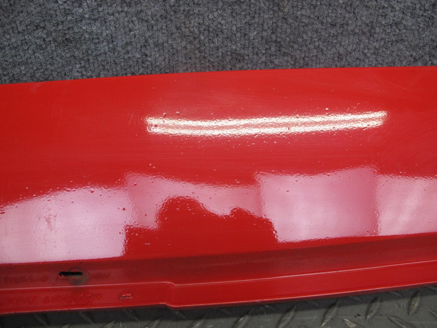 84-96 Chevrolet Corvette C4 Right Side Skirt Rocker Panel Torch RED OEM