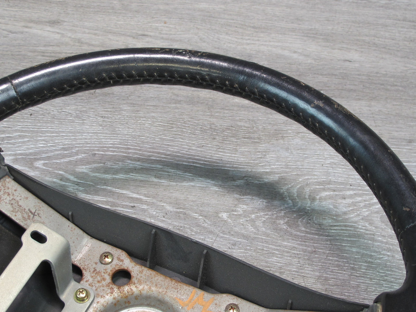 91-93 Mitsubishi 3000GT Dodge Stealth Leather Steering w Cruise Switch OEM