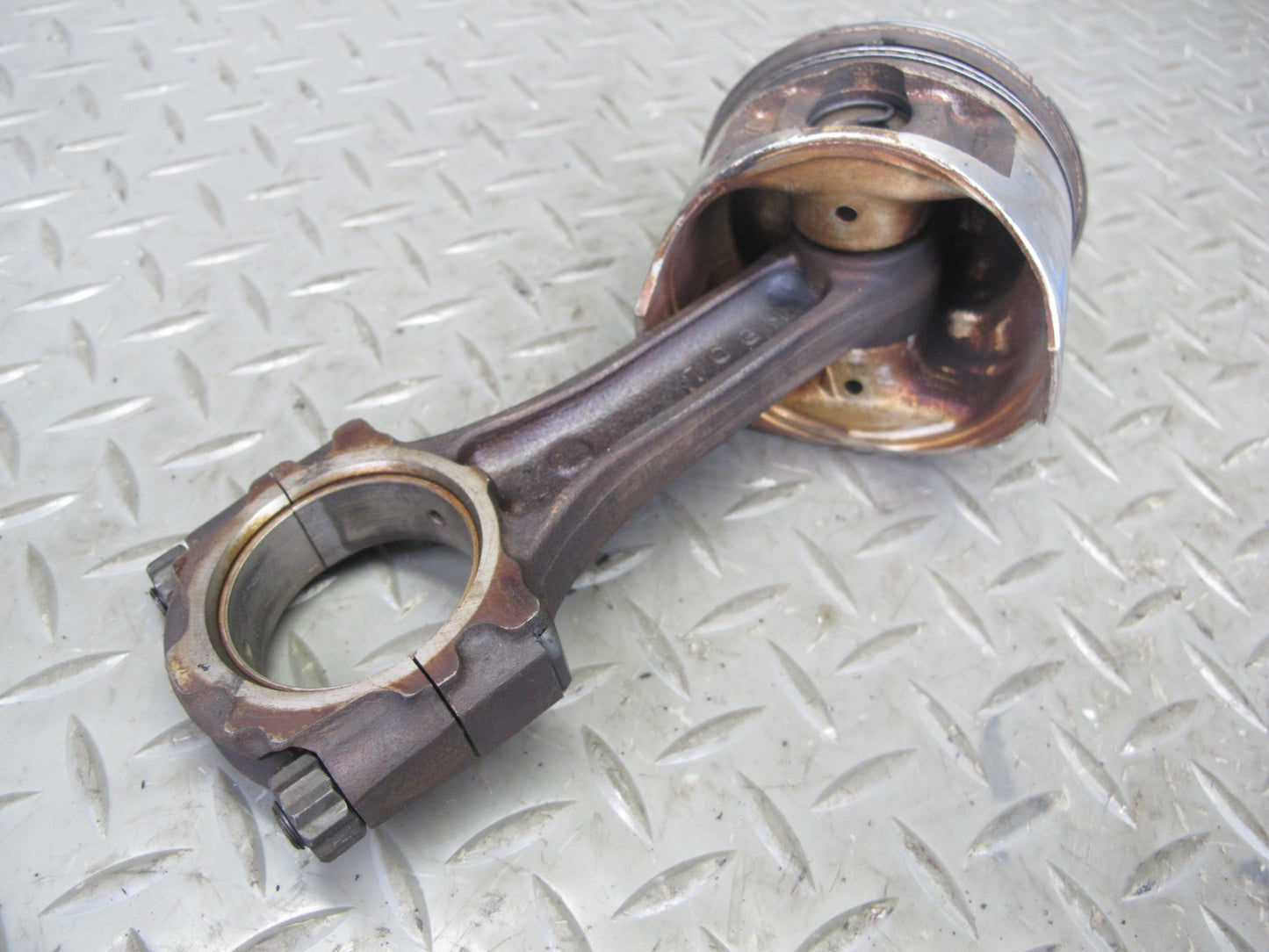 88-89 Toyota MR2 AW15 GT 4AGELC Set of 4 Engine Piston w Connecting Rod 83K OEM