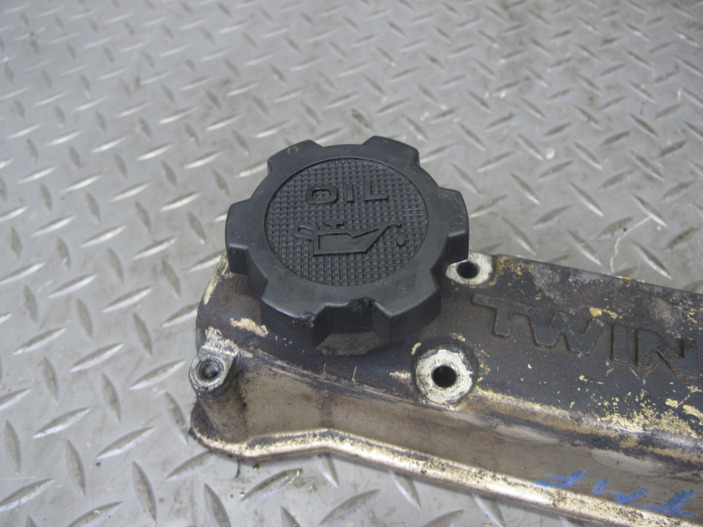 88-89 Toyota MR2 AW15 4AGELC Engine Valve Cover & Cylinder Head Cover Set OEM