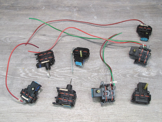 94-99 Mercedes W140 Set of 7 A/C Heater Flap Door Actuator Motor OEM