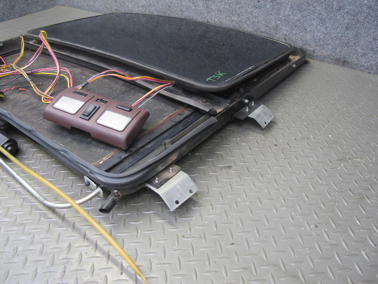 86-92 Toyota Supra MK3 Sunroof Glass Frame Motor Headliner Shade Switch Set OEM