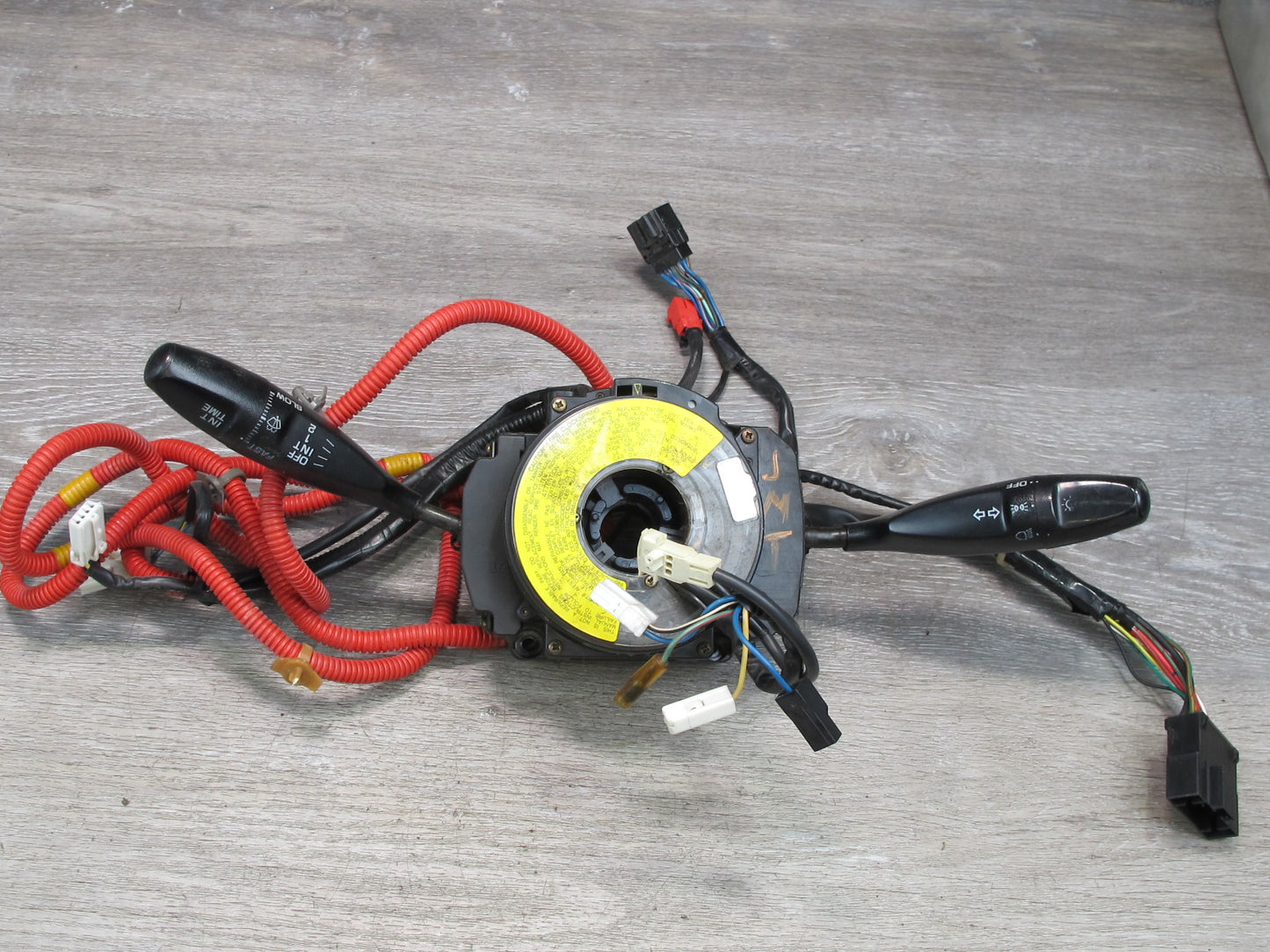 91-93 MITSUBISHI 3000GT STEERING COLUMN MULTI SWITCH CLOCK SPRING MB629617X OEM