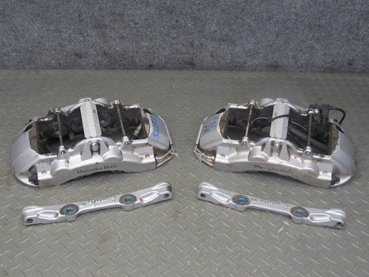 03-06 Mercedes R230 SL600 Front Right & Left Brembo Brake Caliper Set 56K OEM