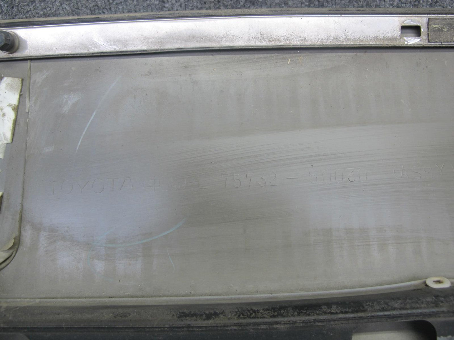 95-00 Lexus UCF20L LS400 Set of 4 Left Fender Door Molding Trim Panel Beige OEM