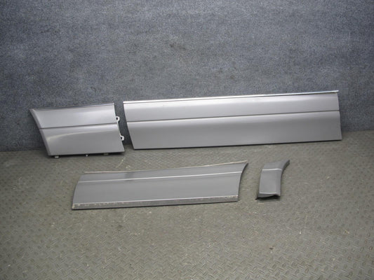 94-99 Mercedes W140 Left Door Fender Rear Quarter Trim Molding Cover Set OEM