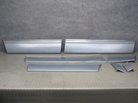 86-91 Mercedes W126 Front & Rear Fender Door Quarter Trim Molding Set OEM