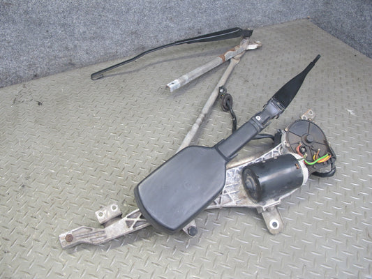 94-99 Mercedes W140 Windshield Wiper Arm Transmission Linkage w Motor OEM