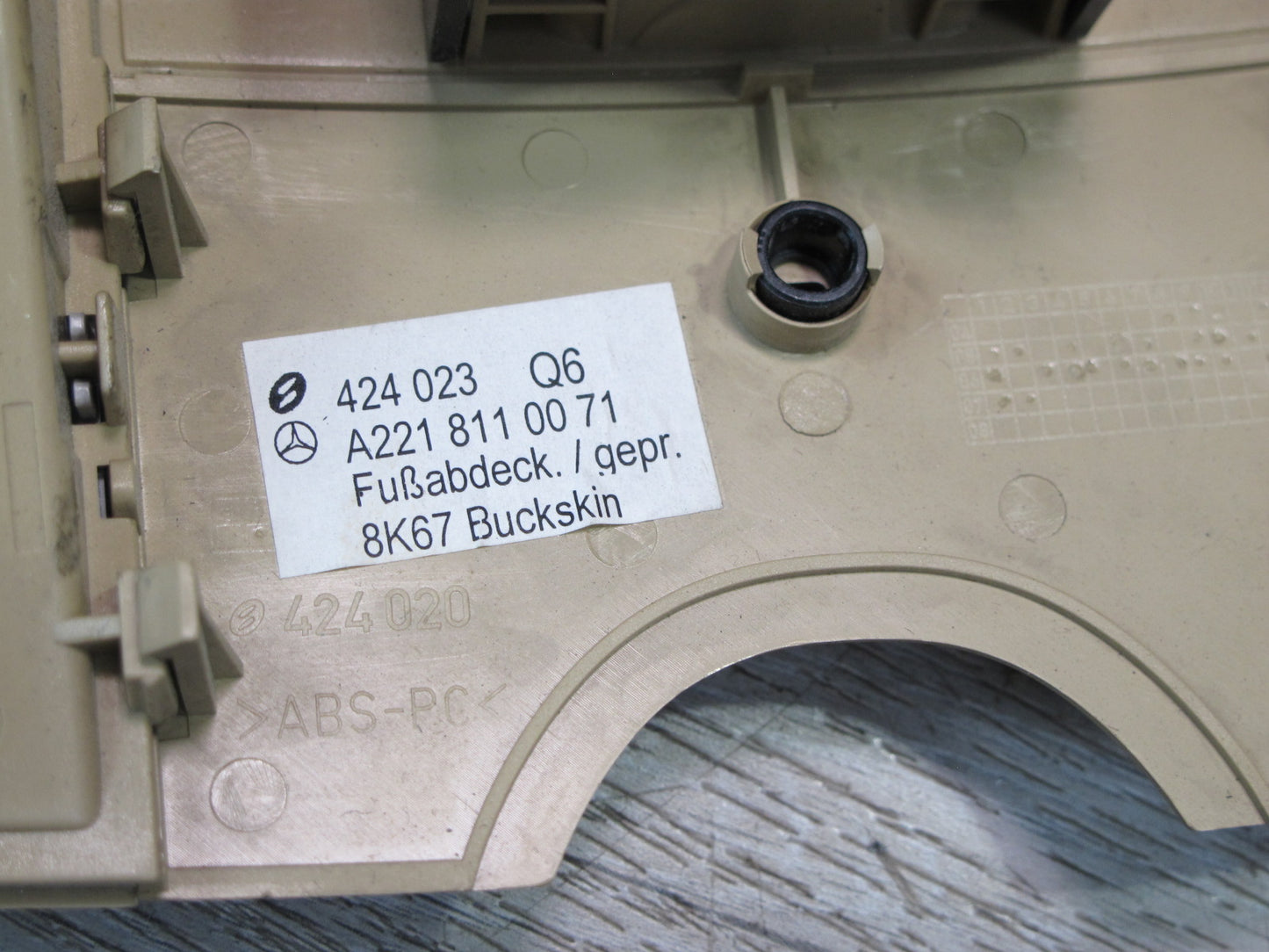 07-09 Mercedes W221 S-class Overhead Console Dome Reading Light w Sunroof OEM