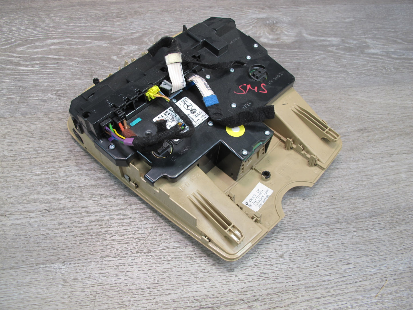 07-09 Mercedes W221 S-class Overhead Console Dome Reading Light w Sunroof OEM