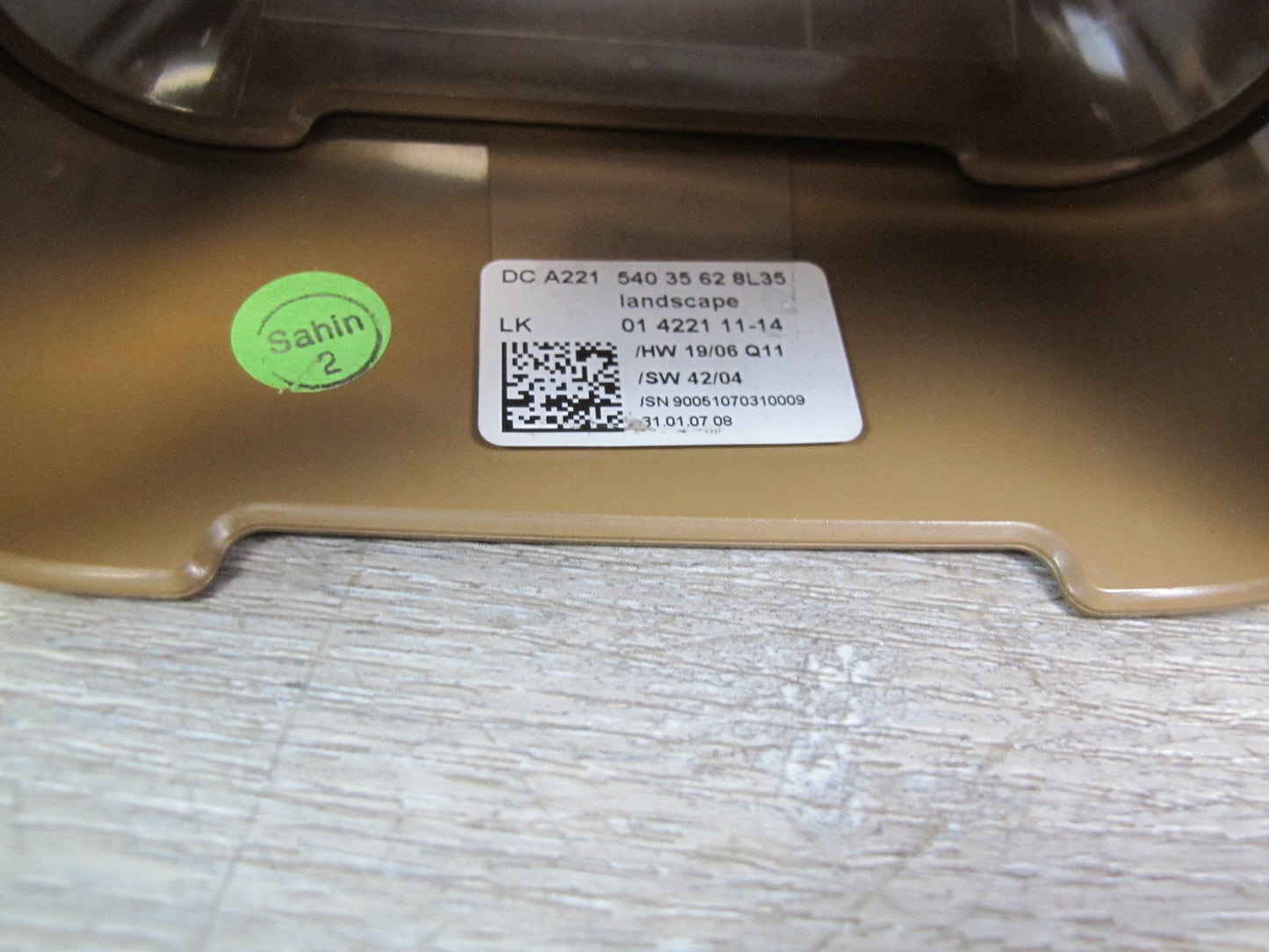 07-09 Mercedes W221 S-class Steering Column Surround Trim Cover Panel OEM