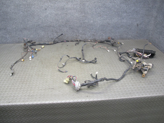 87-88 Toyota Supra MK3 7MGE Engine Bay Wire Wiring Harness w Fuse Relay Box OEM