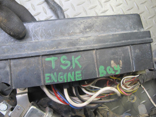87-88 Toyota Supra MK3 7MGE Engine Bay Wire Wiring Harness w Fuse Relay Box OEM