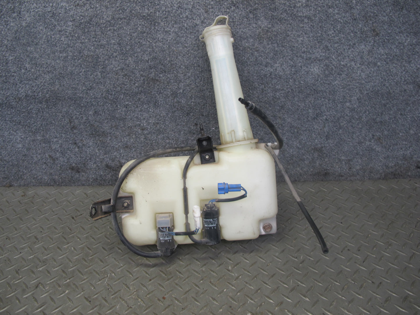 86-88 Toyota Supra MK3 Windshield Washer Fluid Reservoir Tank w Pumps OEM