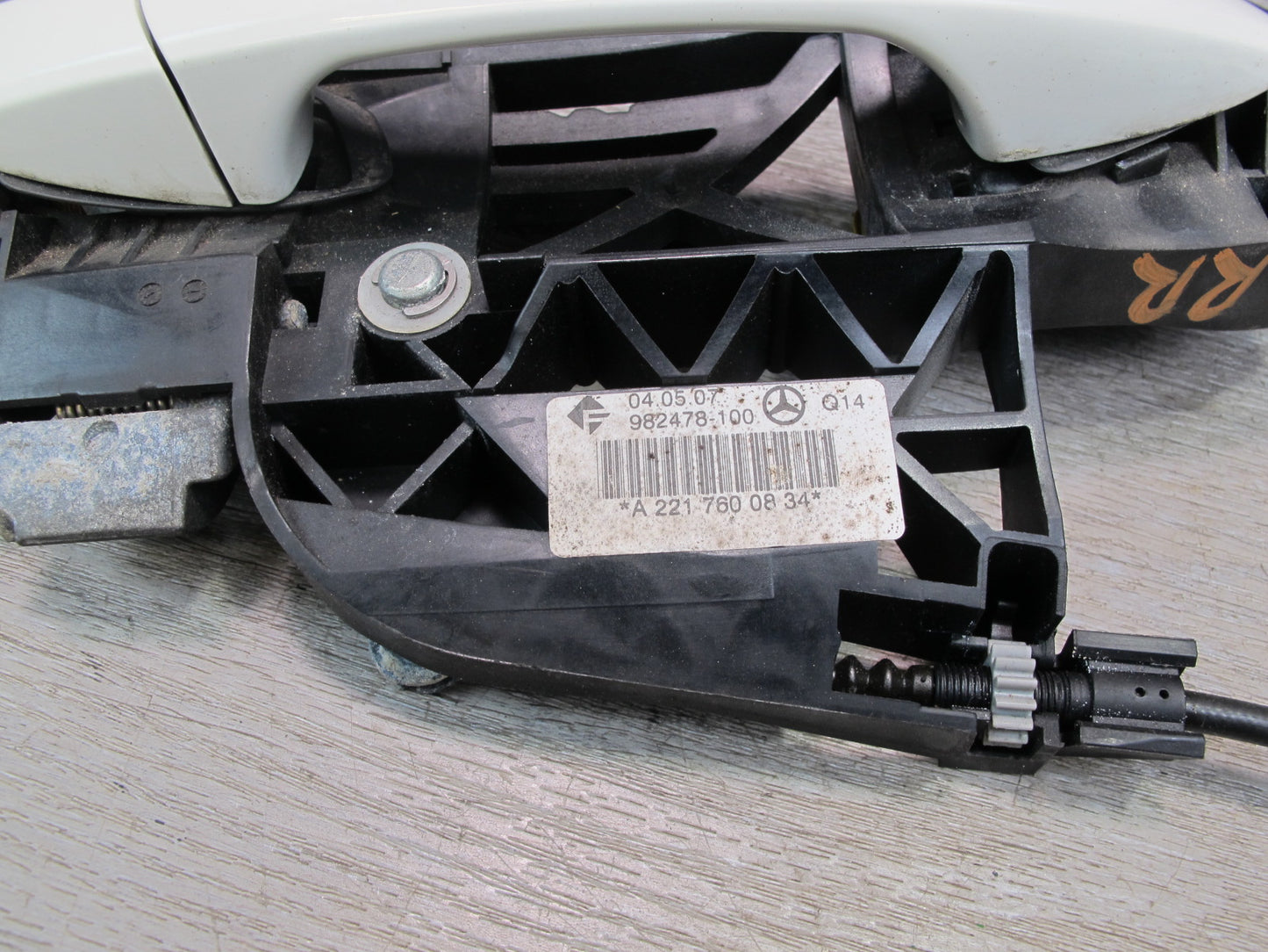 07-13 Mercedes W221 S-class Rear Right Door Exterior Handle w Keyless Entry OEM
