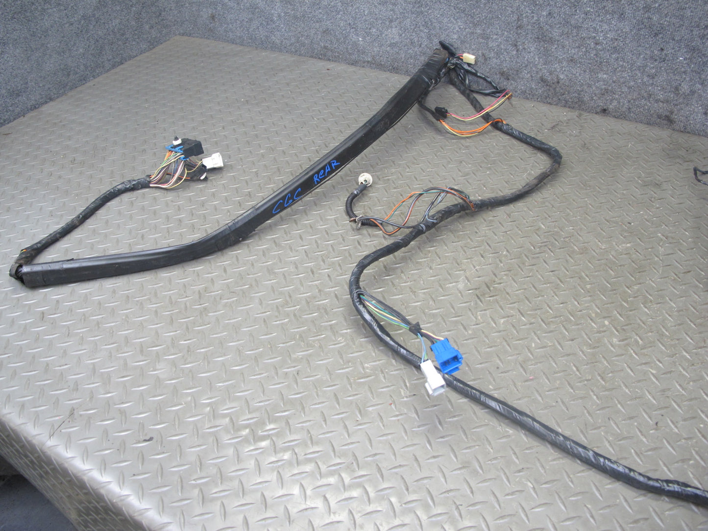 1993 Chevrolet Corvette C4 Coupe Rear Body & Tail Light Wire Wiring Harness OEM