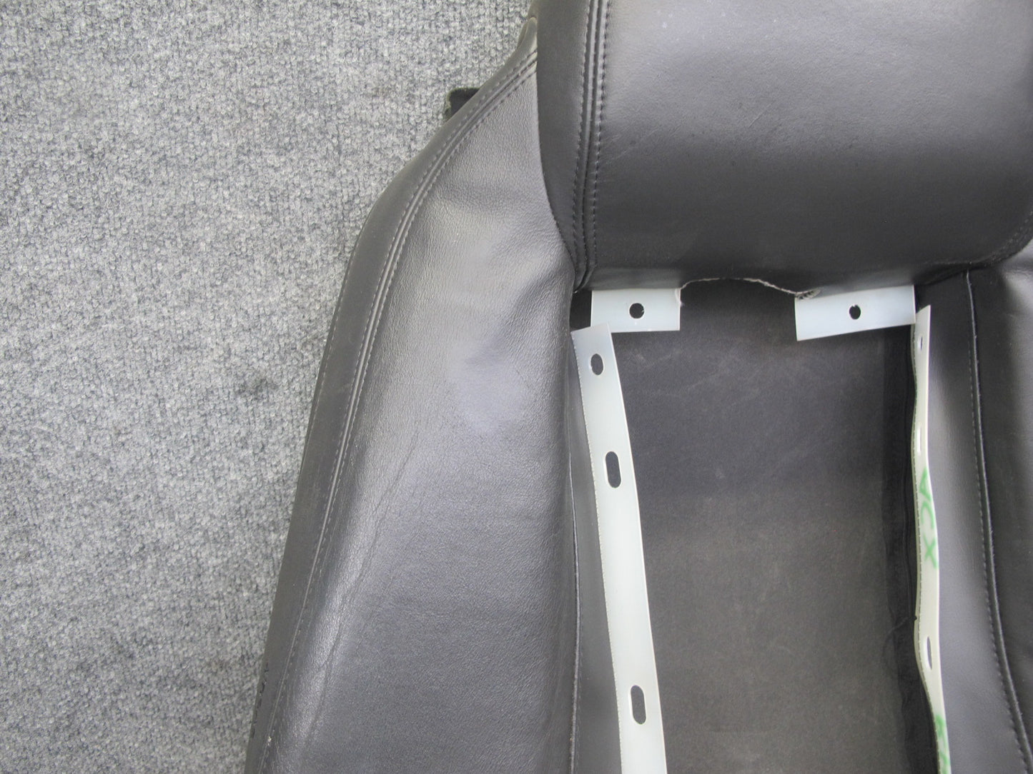 2004-2009 Cadillac XLR Front Right Side Seat Upper Leather Cushion Black