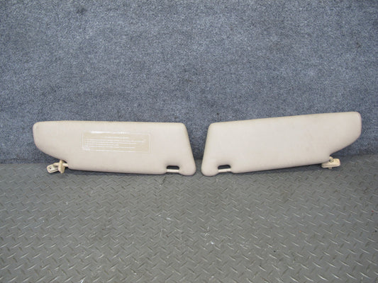 94-99 Mercedes W140 Set of 2 Front Left & Right Sun Visor OEM