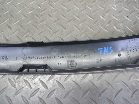 94-99 Mercedes W140 Set of 2 Rear Seat Back Trim Cover Panel OEM